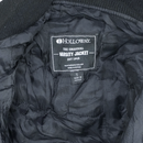 Holloway Black Wool Varsity Jacket - Small