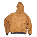 Berne Brown Quilted Hooded Jacket - Large