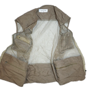 OlympinA Khaki Lightweight Utility Vest - XLarge - Army & Outdoors - Vests