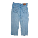 Levi's 501 Women's Ribcage Straight Cut Blue Jeans - 28x27, Small