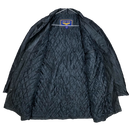 Airborne Leathers Black Quilted Lined Coat - 3XLarge