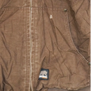 Berne Brown Canvas Hooded Youth Jacket - Large