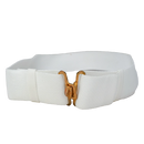 British Army White Courlene Parade Belt - Large - British Army Surplus - Belts
