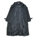 Pantete Black Double Breasted Trench Coat - Small