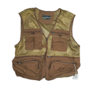Outdoor Brown Lightwight Mesh Utility Vest - Large