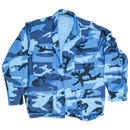 Rothco Blue Camo BDU Shirt - Medium Regular