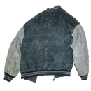 Northwest Territory Black & Grey Suede Varsity Jacket - Small