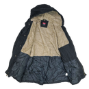 Wrangler Black Sherpa Lined Hooded Jacket - Medium
