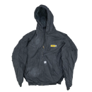 Berne NMC Cat Black Canvas Hooded Jacket - XLarge