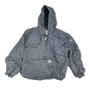 Carhartt Grey Quilted Hooded Jacket - 3XLarge