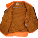 Vintage  SafTbak Brown & Blazing Orange Hunting Vest - Medium