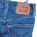 Levi's 501 Women's Ribcage Boot Cut Blue Jeans - 25x33, XSmall