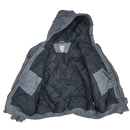 Carhartt Grey Quilted Hooded Jacket - 3XLarge