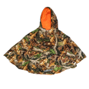 US Handmade Kids Realtree & Blazing Orange Fleece Poncho