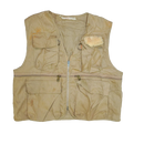 US Made 'The All American Vest' Khaki Fishing Vest - Medium