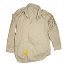 USGI Tan Long Sleeve Service Shirt - 15.5x32, Medium