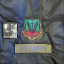 MA-1 Black Flight Jacket with US Air Force Service Insignia - Army & Outdoors - Flight Jackets