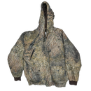 Field Staff Mossy Oak Brush Camo Quilted Hooded Jacket - XLarge