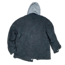 Dickies Black Quilted Hooded Shirt Jacket - 2XLarge