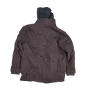 Brahma Dark Brown Canvas Hooded Jacket - XLarge