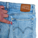 Levi's 501 Women's Wedgie Blue Jeans - W26, Small