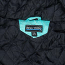 Real Work Kids Blue Quilted Hooded Jacket - XLarge