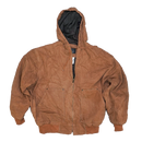 Lakin McKey Trading Co. Brown Canvas Hooded Work Jacket - XLarge