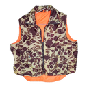 Vintage Duck Hunter & Blazing Orange Reversible Insulated Vest - XLarge