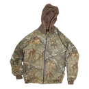 Bass Pro Shop Kids Realtree Camo Quilted Hooded Jacket - Large