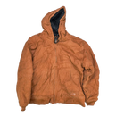 Lincoln Outfitter Brown Quilted Hooded Jacket - 2XLarge - Army & Outdoors - Hoodies