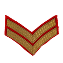 British Army Corporal No.1 Dress Gold Rank Patch