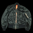 Alpha Industries MA-1 Black Flight Jacket - Small - Alpha Industries - Flight Jackets