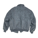 Members Only Grey Wool Bomber Jacket - 44, XLarge