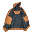 Lincoln Outfitter Brown Quilted Hooded Jacket - 2XLarge - Army & Outdoors - Hoodies