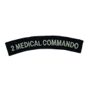 Reproduction British 2 Medical Commando Shoulder Title
