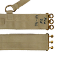 British Army Khaki Cotton Canvas Sam Browne Belt - XLarge