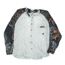 Mossy Oak White and Camo Field Shirt - XLarge