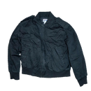 USGI 90s Officers Black Lined Windbreaker Jacket - Large