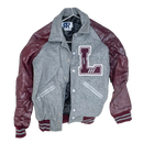 Allrecinc Grey Wool Varsity Jacket - XSmall