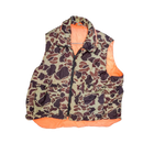 Vintage Duck Hunter & Blazing Orange Reversible Insulated Vest - 2XLarge - Army & Outdoors - Vests