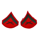 US Marine Corps Lance Corporal E-3 Rank Chevrons – Pair