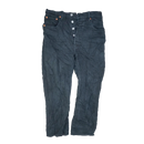 Levi's 501 Women's Ribcage Straight Black Jeans - 29x27, Small