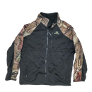 Mossy Oak Break-Up Camo & Black Fleece Jacket - Large