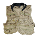 Fieldline Khaki Fly Fishing Angler Vest - Medium/Large - Army & Outdoors - Vests