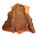 Vintage SafTbak Brown & Blazing Orange Hunting Vest - 2XLarge