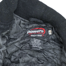 Powers Black & Orange Wool Varsity Jacket - XLarge