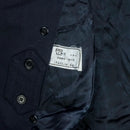 Italian Military Blue Trenchcoat - Small - Italian Army Surplus - Great Coats