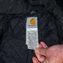 Carhartt Brown Quilted Hooded Jacket - XLarge