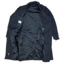 Italian Military Blue Trenchcoat - Small - Italian Army Surplus - Great Coats