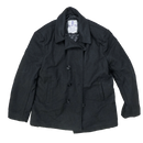 US Navy-Style Black Wool Pea Coat – 2XL